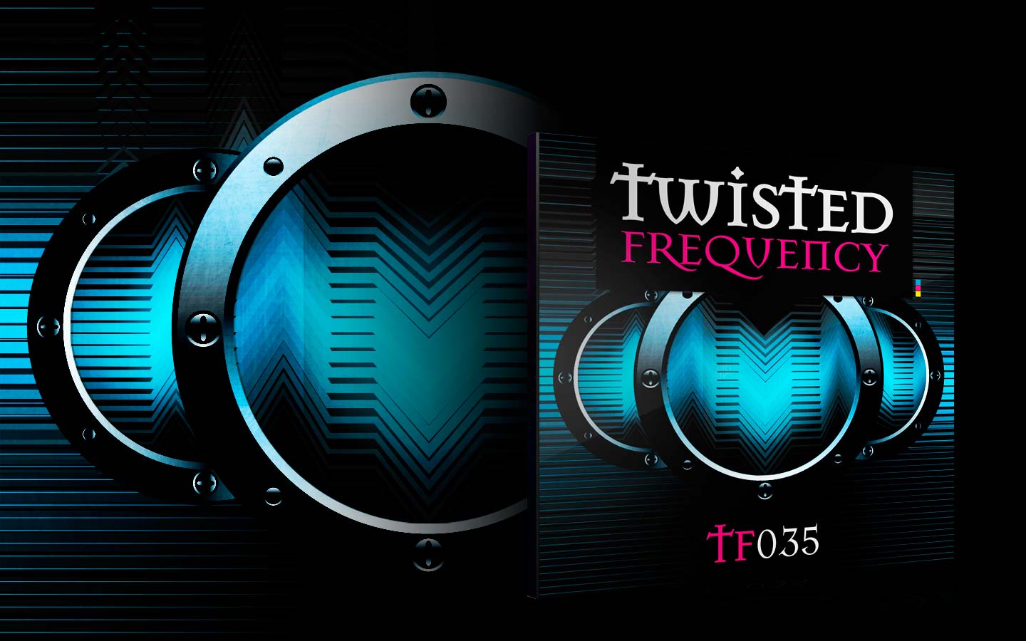 Twisted Frequency - CD Cover - Laurent Lemoigne - Donanubis - Don Anubis - Graphic Design - Record Label - Techno - Minimal - House - UK