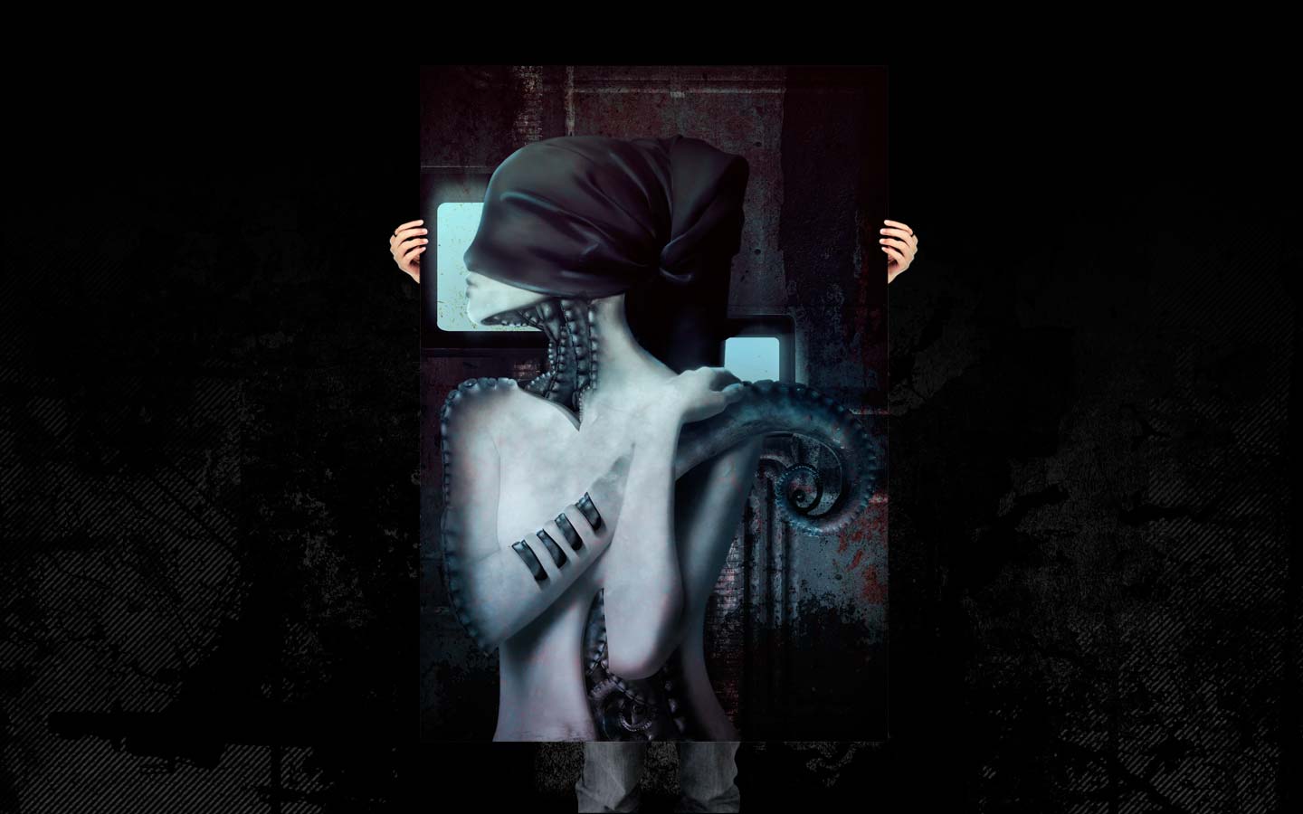 PLPS / Dubstep to Drum For Real - Print On Canvas - Laurent Lemoigne - Donanubis - Don Anubis - Digital Art - Graphic Design - Flyer - Matozoides - Batofar - Paris - Art - Music - Electronic - Party - Event - Flyer - Poster - Industrial - Dark - Woman - Beautiful - Kraken - Octopus - Biomechanical - Biomechanoid - Giger - Rust - Alternative - Underground - Geneva - Switzerland - Drum and Bass - d'n'b - Hard Drum - Dubstep - Drumka / Firehead Prod - Loan / IOR Records - Krak In Dub / Galettas Calientes / Mas I Mas - Quaterblack / UNC Audio / Jungle Trek / Infinity / Mog - Fred Mato / Matozoides / DTC Records / 4real - Metal - Hard - Rock - Death - Band - Illustration