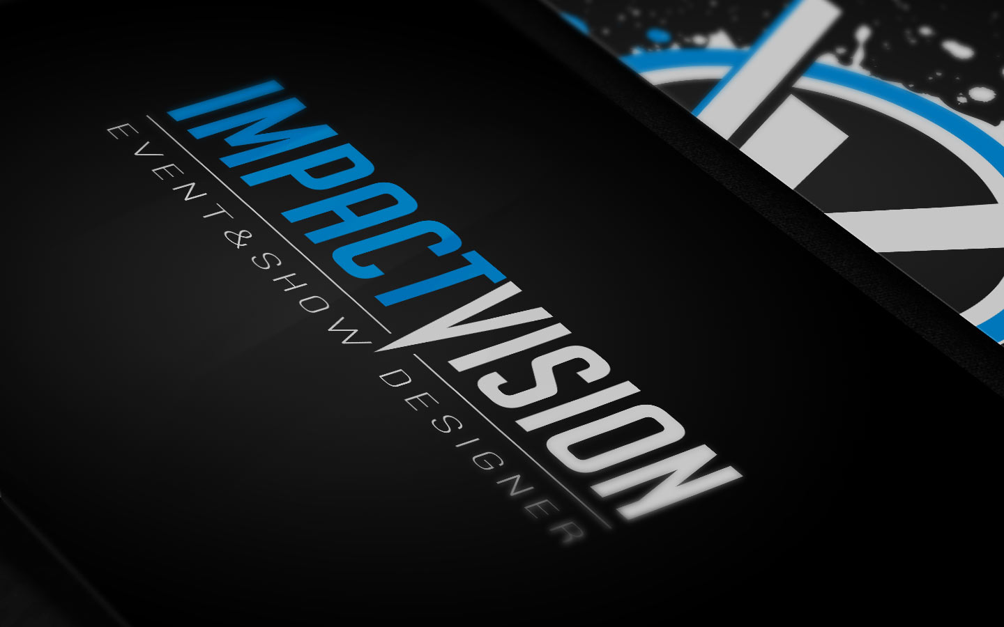 Impact Vision Logo - Laurent Lemoigne - Donanubis - Don Anubis - Graphic Design - Logo Design - Web Design - Webdesign - WordPress - Responsive - Impactvision - Geneva - Switzerland - Light Design - Laser Design - Project Study - Event Design - Lighting Operator - Special FX - Deco - Laser - Video - Stage - Music - Party - Festival - Event and Show Designer
